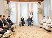 هدیه قالیباف به رئیس امارات چه بود؟+ عکس 