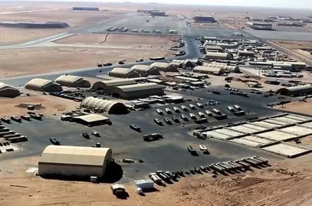 حرکت ۱۵۰ کامیون آمریکایی از عین الاسد حامل سرباز و تجهیزات جنگی