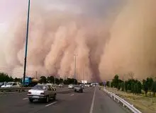  ۱۸ استان در خطر طوفان شن/ احتمال رگبار، رعد وبرق و آبگرفتگی معابر در  ۱۵ استان کشور