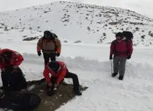 بارش برف در کرج هم قربانی گرفت
