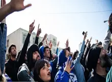 پایان تجمع هواداران ناراضی استقلال با دخالت پلیس ضد شورش