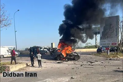 حمله پهپادی اسرائیل به یک خودروی دیگر در جنوب لبنان