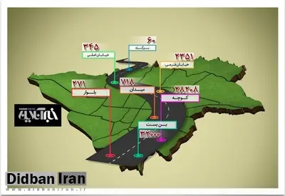 تهران چند بزرگراه، خیابان، میدان و کوچه دارد؟ + آمار