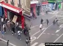 نزاع خشونت‌آمیز گروهی از افغان‌ها در خیابان‌های پاریس