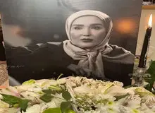پیکر زنده‌یاد «زهره فکور صبور» در بهشت زهرا به خاک سپرده شد/ تصاویر
