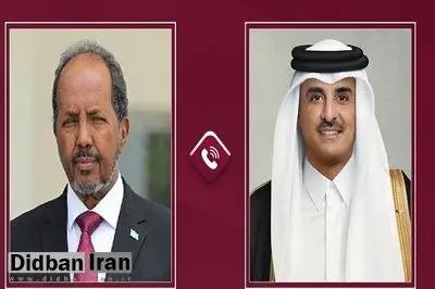 رایزنی تلفنی امیر قطر با رئیس جمهور سومالی