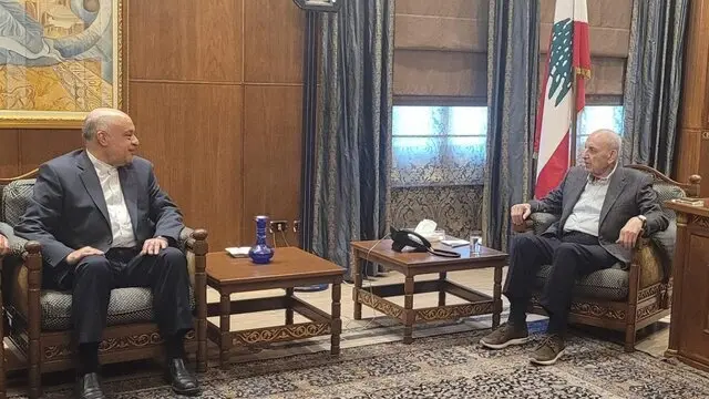 سفیر ایران در لبنان با رئیس پارلمان این کشور دیدار کرد