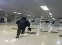 فرار طرفداران اسد از فرودگاه دمشق+فیلم‌