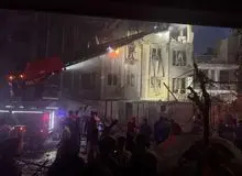 تخریب ساختمان‌های مسکونی و تجاری در نارمک بر اثر حمله اسرائیل + فیلم