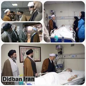 عیادت آیتالله هاشمی رفسنجانی از آیتالله موسوی اردبیلی