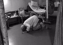 آخرین نماز مرحوم آیت الله بطحایی گلپایگانی/عکس