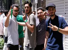 گزارش تصویری دیده بان ایران از روزی که مردم روحانی را انتخاب کردند 