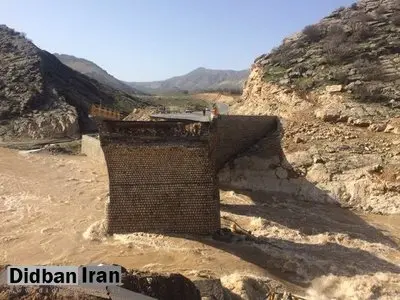  دو نفر سازندگان پلی که در سیل لرستان تخریب شد و تلفات جانی داد بازداشت شدند