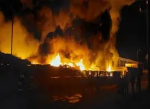 پایان عملیات اطفای حریق در شهرک صنعتی آبادان