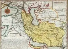 نقشه ایران در ۲۸۶ سال قبل