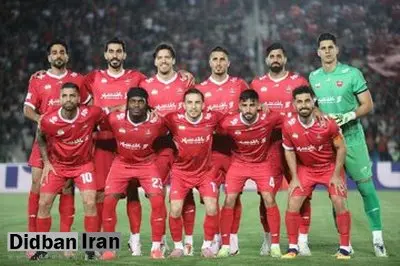 پرسپولیس پیرترین تیم لیگ شد