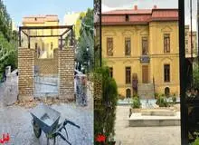 میراث فرهنگی جلوی تصمیم تازه زاکانی را گرفت / سازه ایجاد شده در عمارت تاریخی فخرالدوله برچیده شد