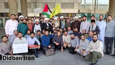 استقبال روحانیون و نیروهای انقلابی از قاسمیان،  رئیس کتابخانه مجلس پس از ورود به ایران +تصاویر