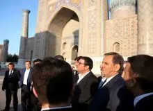 بازدید جهانگیری از برخی مراکز تاریخی باستانی شهر سمرقند
