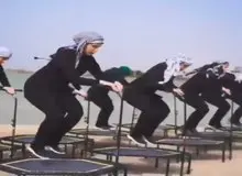 به خاطر ورزش در ساحل؛ آسیه دنیاری و آمنه کعبی، مربیان جامپینگ فیتنس ماهشهر تعلیق شدند+ تصاویر