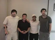 جلسه قلعه‌نویی با آزمون، قایدی و عزت‌اللهی در امارات