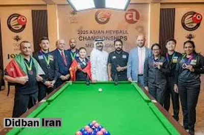 نخستین مدال نقره هی بال ایران در قهرمانی آسیا
