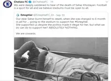 چلسی هم به فوت دختر  آبی  واکنش نشان داد