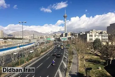 هوای تهران در وضعیت کم سابقه