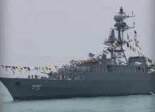 ناوگروه ارتش ایران در راه قاره آمریکا +عکس