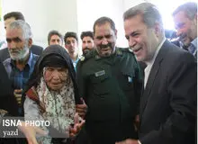 بانوی 120 ساله بهابادی در انتخابات شرکت کرد
