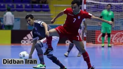 بیهوش شدن بازیکن فوتسال ایران و توقف چند دقیقه‌ای بازی