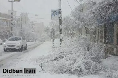 بارش برف و باران در بیشتر نقاط کشور