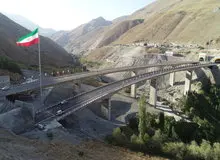 باند شرقی قطعه دو آزادراه تهران - شمال افتتاح شد