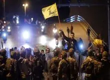 درگیری گروهی از معترضین با طرفداران حزب الله در بیروت