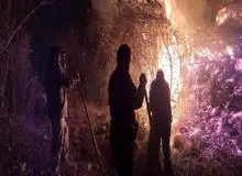 مهار آتش در جنگل‌های پیرهرات اسالم تالش