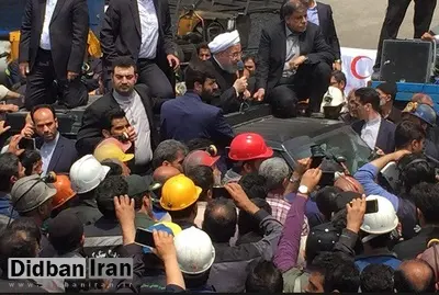 معدنچیان داغدار رو در رو با روحانی از دردهای کهنه گفتند