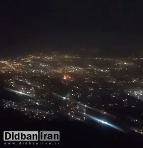 تصاویر حمله اسرائیل به تهران از ایستگاه ۲ توچال+فیلم   