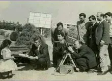 محمدعلی فردین پشت صحنه فیلم «سلطان قلب‌ها»+عکس