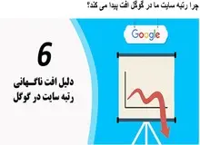۶ دلیل افت ناگهانی رتبه سایت در گوگل