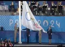 پرچم المپیک، برعکس نصب شد