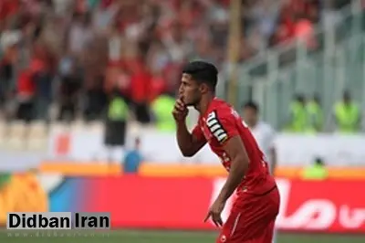 مهاجم پرسپولیس: می مانم و برای قهرمانی می جنگم