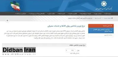 بانک مرکزی گزارش هفتگی قیمت اقلام اساسی را از بخش آمار خودش حذف کرده است
