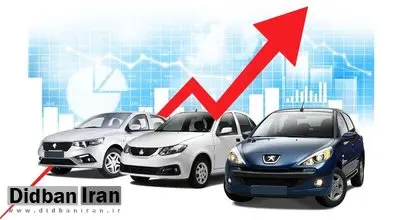 افزایش قیمت کارخانه‌ای برخی خودروها + جدول