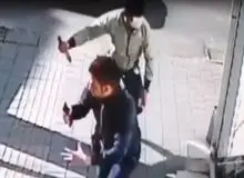 فیلم/ سرقت گوشی موبایل با قمه در لارستان