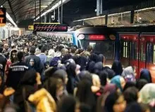 رفع نقص فنی قطار در ایستگاه شهید حقانی 