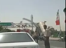 خودکشی یک زن در بزرگراه شیخ فضل الله تهران/ FILM