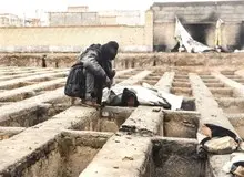 زندگی در گور/ ٥٠ زن، مرد و کودک، شب‌ها در گور می‌خوابند در هر گور یک تا ٤ نفر زندگی می‌کنند