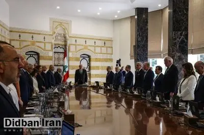 خروج وزیران حزبالله و جنبش امل از جلسه کابینه لبنان