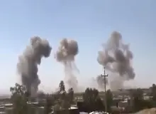 ببینید: لحظه حمله پهپاد انتحاری شاهد ۱۳۶ بر مقر گروه‌های تروریستی کومله و دموکرات +فیلم