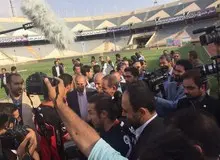 
معاون اول رییس جمهور در ورزشگاه آزادی حضوریافت